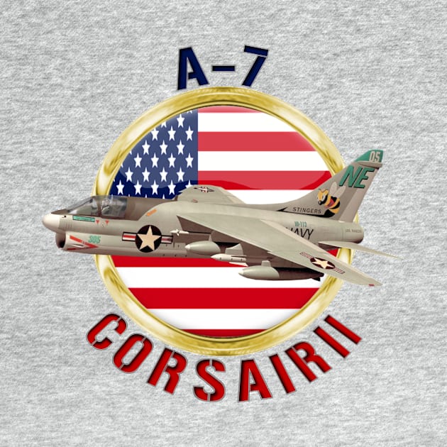 A-7 Corsair II USA by MilMerchant